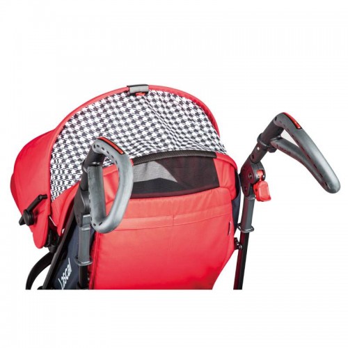 LASCAL M1 Buggy Stroller - Red/ Black